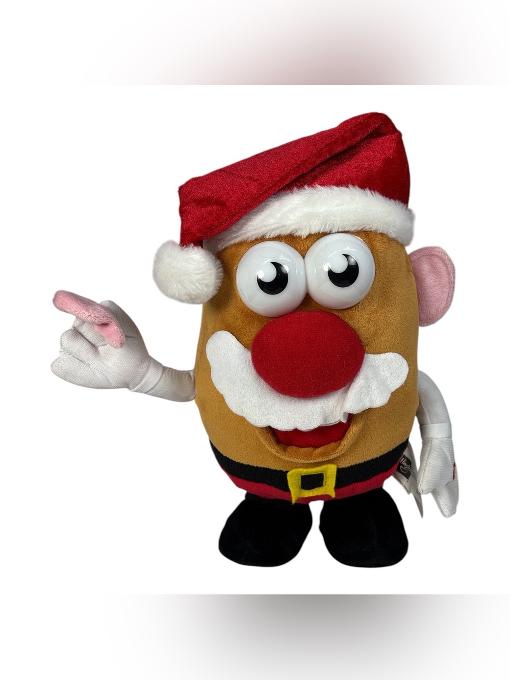 Gemmy Mr. Potato Head Santa Animated Plush Dancing Singing Music Hasbro Tested